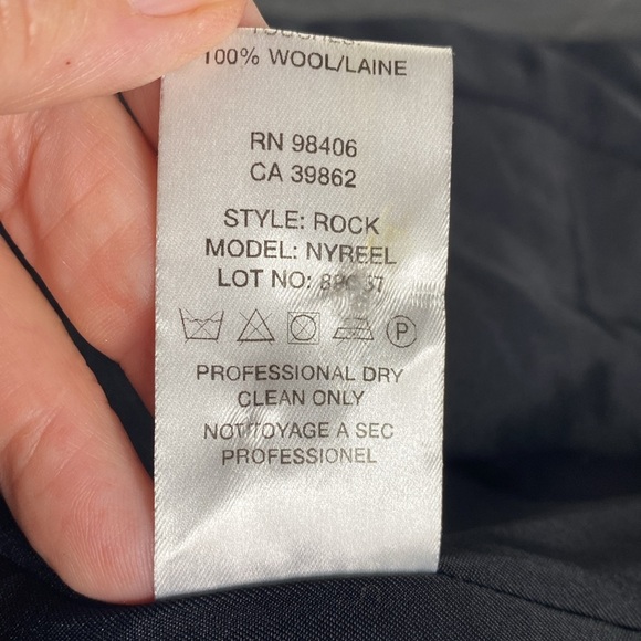 Theory Rock Nyreel Lambskin Bomber Jacket - Picture 7 of 10